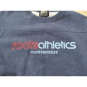 Vintage Roots Athletics Canada Sweatshirt Fleece Adult S Blue Pullover Mens 90s